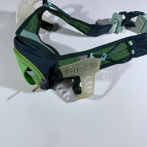 Nathan Running/Hiking Hydration Belt with Zip Pockets (green) - Picture 4 of 5